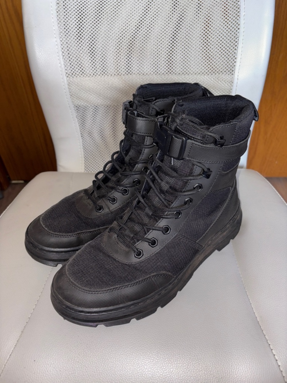 Women’s Dr. Martens Tactical Black Lace-Up Boot